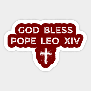 God-Bless-Pope-Leo-XIV Sticker